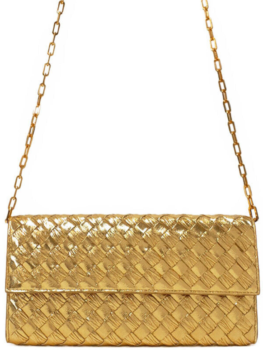 Bottega Veneta Intrecciato Chain Wallet